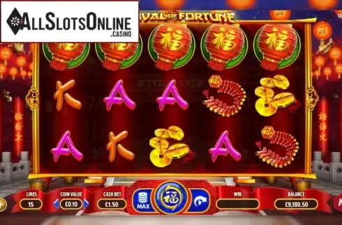 Reel Screen. Festival Of Fortune from NetGaming
