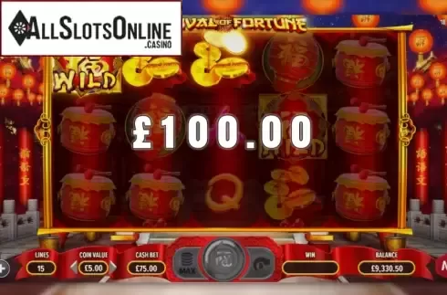 Win Screen 4. Festival Of Fortune from NetGaming