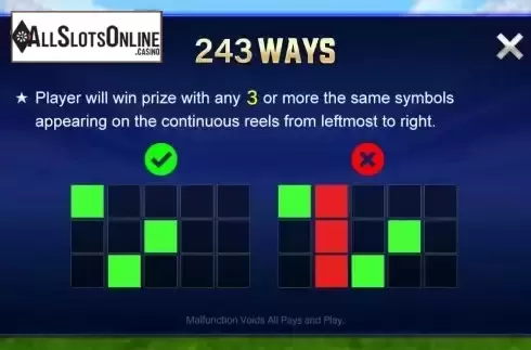 243 ways screen