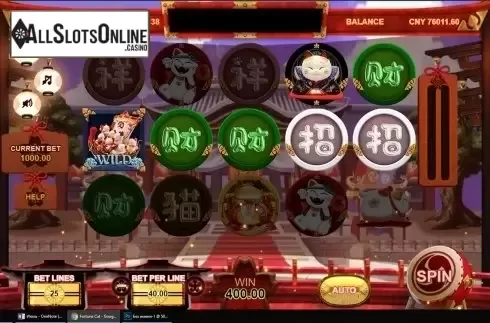 Game workflow 3. Fortune Cat (Triple Profits Games) from Triple Profits Games