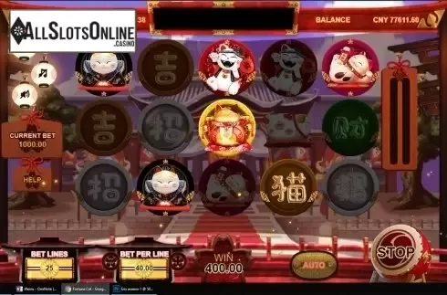 Game workflow 2. Fortune Cat (Triple Profits Games) from Triple Profits Games