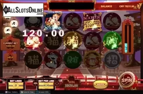 Game workflow . Fortune Cat (Triple Profits Games) from Triple Profits Games