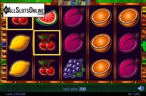 Win Screen 2. Fresh Fruit (Swintt) from Swintt
