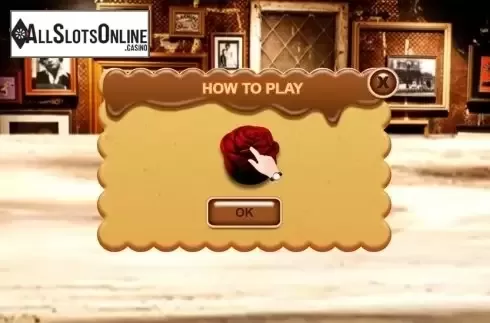 Bonus game intro screen. Gentlemen from Triple Profits Games