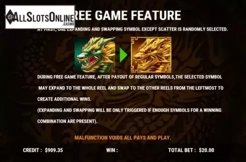 Free Games feature screen
