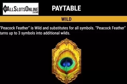 Paytable 1. Golden Touch from Gamomat