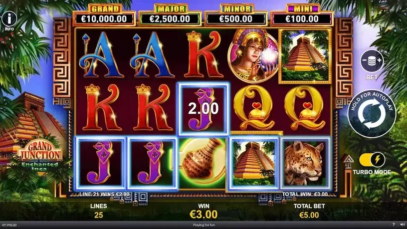 Grand Junction Enchanted Inca slot screenshot 2