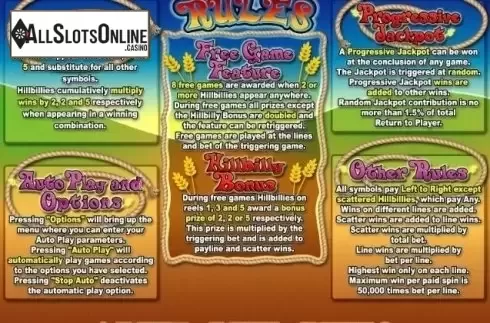 Features. Hillbillies from RTG