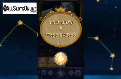 Free Spins screen