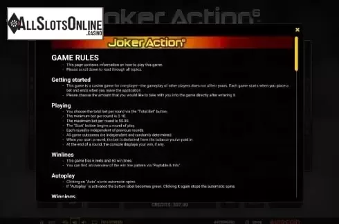 Game rules 1