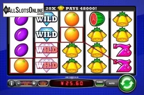Win Screen . Juicy Stacks (Shui Guo Cai Fu) from Skywind Group