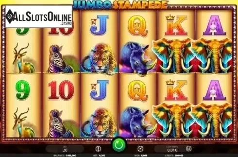 Reel Screen. Jumbo Stampede from iSoftBet
