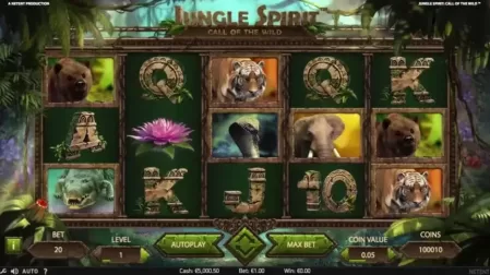 Jungle Spirit: Call of the Wild slot screenshot 1