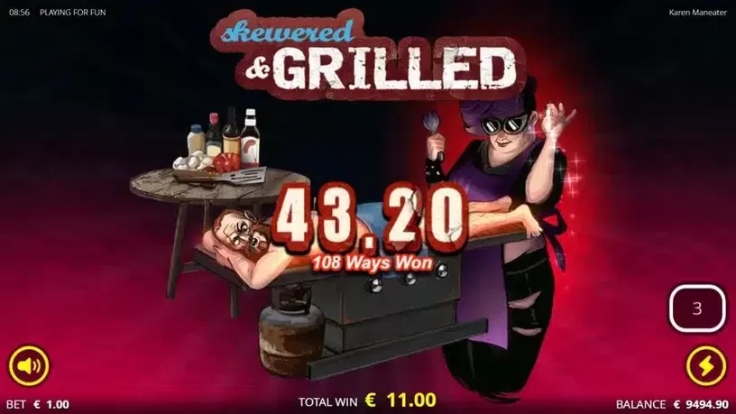 Karen Maneater slot screenshot 6