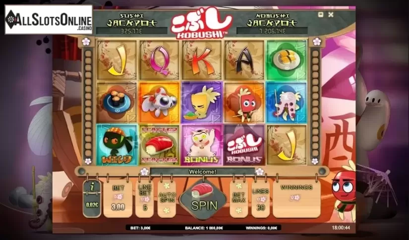 Reels. Kobushi from iSoftBet