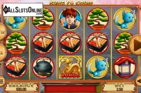 Reel Screen. Kung Fu Coins from Magma