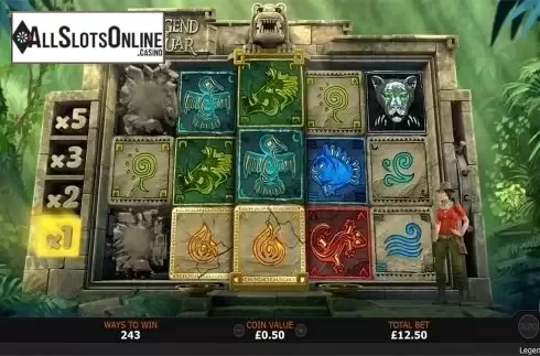 Win screen. Legend of the Jaguar from SUNFOX Games