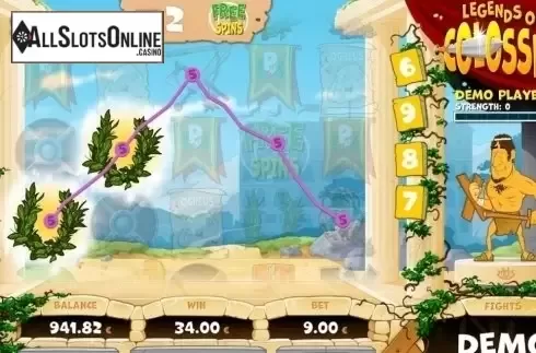 Win Screen 3. Legends of the Colosseum from PAF