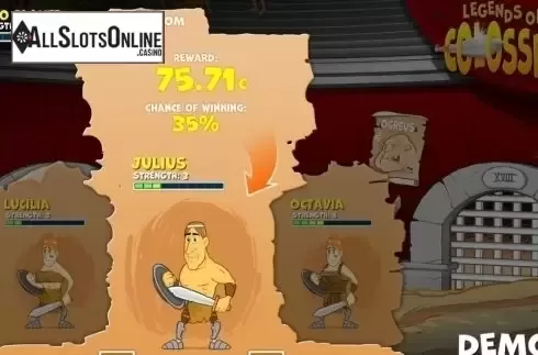 Bonus Game 1. Legends of the Colosseum from PAF