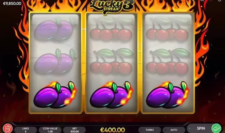 Lucky Streak 3 slot screenshot 1