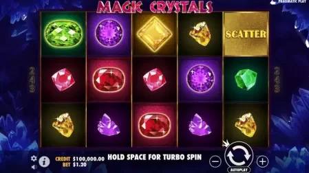 Magic Crystals slot screenshot 1