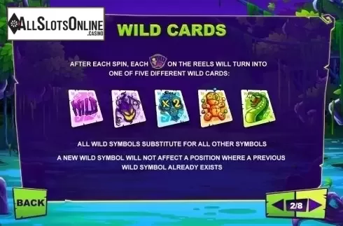 Paytable 2. Maji Wilds from Playtech