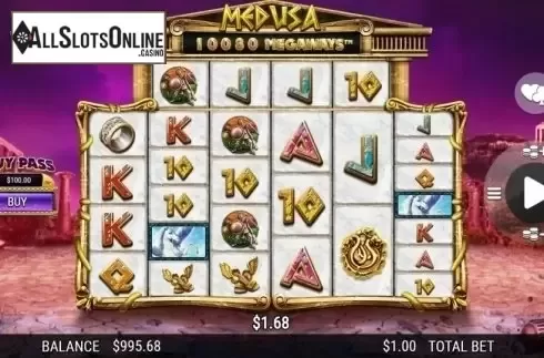 Win Screen 2. Medusa Megaways from NextGen