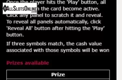 Game rules 1