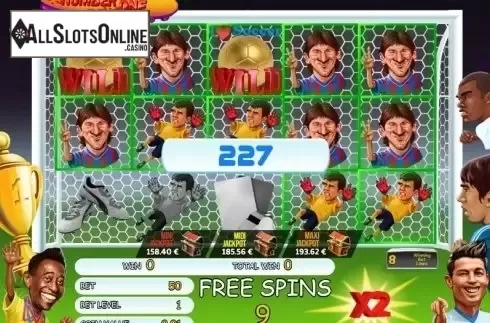 Free Spins screen. Number One from Fugaso