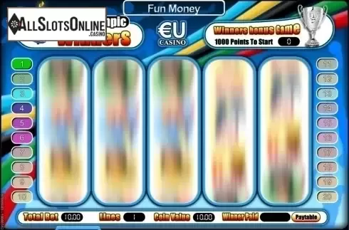 Screen5. Olympic Winners from SkillOnNet