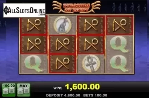 Win Screen 2. Pyramids of Egypt from Merkur