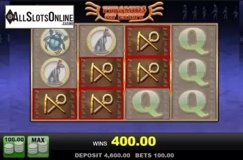 Win Screen . Pyramids of Egypt from Merkur