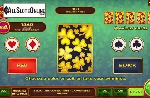 Risk Game screen