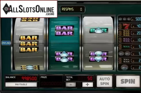 Game Workflow screen. Respins & Diamonds from Red Rake