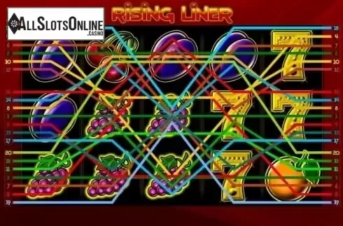 Game Workflow screen. Rising Liner from Merkur