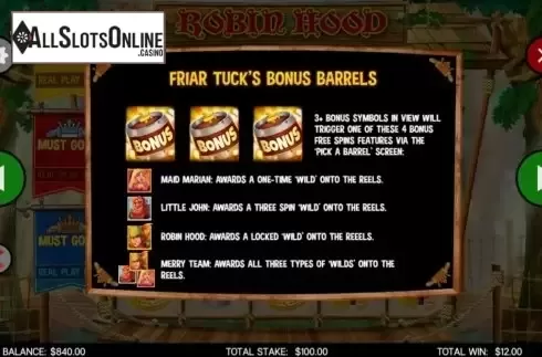 Features 1. Robin Hood (CORE Gaming) from CORE Gaming
