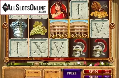 Game Workflow screen. Rome from Red Rake