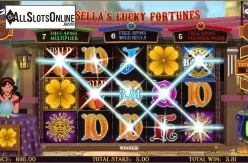 Win Screen . Rosella: Lucky Fortune from CORE Gaming