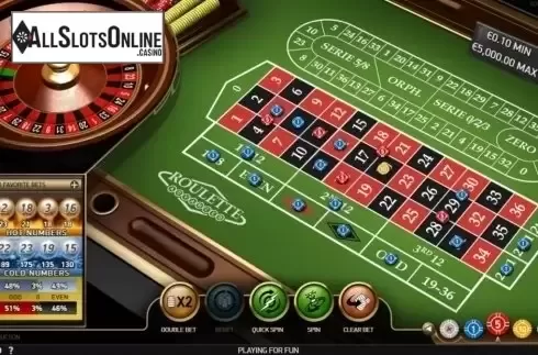 Game Screen. Roulette (NetEnt) from NetEnt