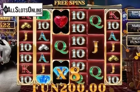 Free Spins 3. Royal Panda Branded Megaways from IronDog