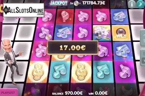 Win screen. SchlagerSlotten from PAF