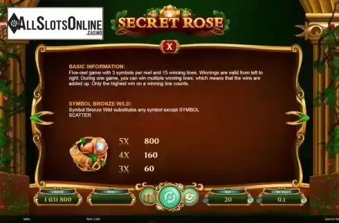 Special symbol screen