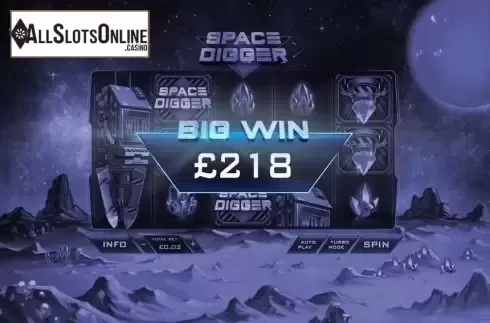 Big Win. Space Digger from Playtech