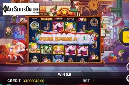 Free Spins Game Screen