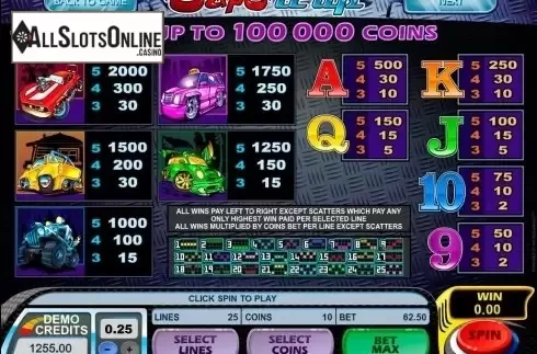 Screen3. Supe it Up from Microgaming