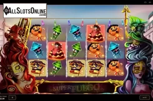 Reel Screen. Super Fuego from Cayetano Gaming