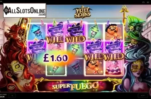 Win Screen. Super Fuego from Cayetano Gaming