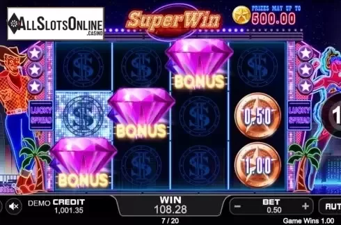 Win screen. Super Win (PlayStar) from PlayStar