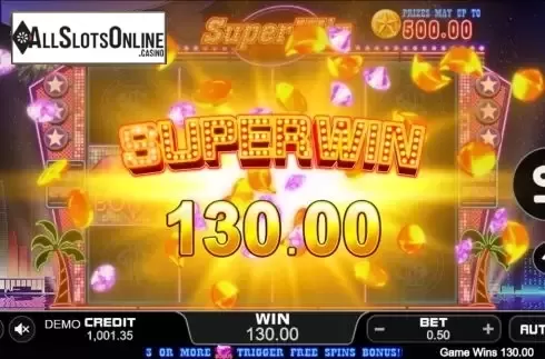 Super Win screen. Super Win (PlayStar) from PlayStar