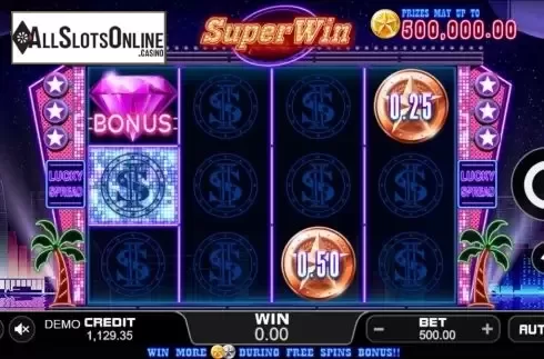 Reel Screen. Super Win (PlayStar) from PlayStar